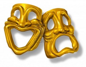 happy and sad faces